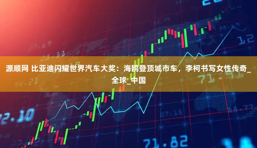 源顺网 比亚迪闪耀世界汽车大奖：海鸥登顶城市车，李柯书写女性传奇_全球_中国
