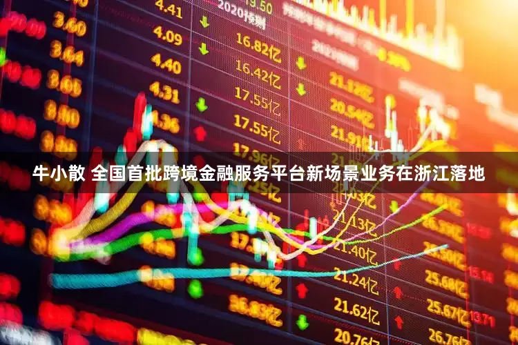 牛小散 全国首批跨境金融服务平台新场景业务在浙江落地